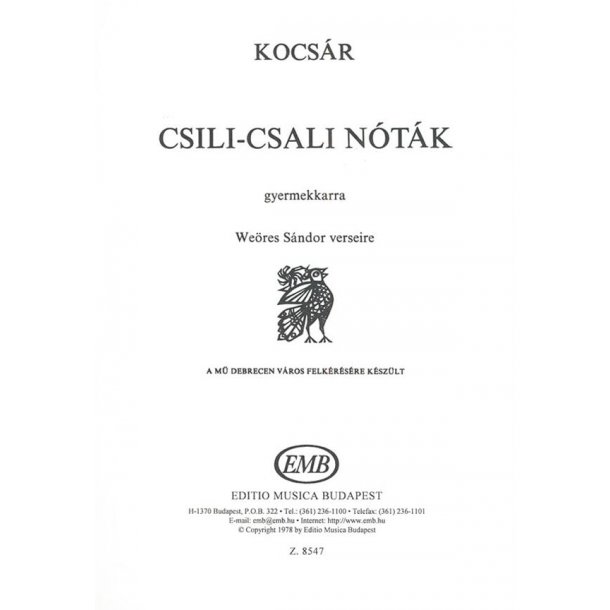 Csili-csali notak : Children Choir