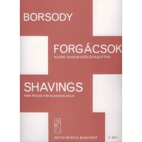 Shavings für Fagott solo : für Fagott solo