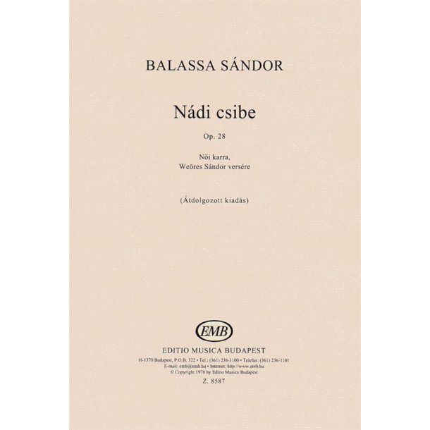N&aacute;di csibe - for female choir
