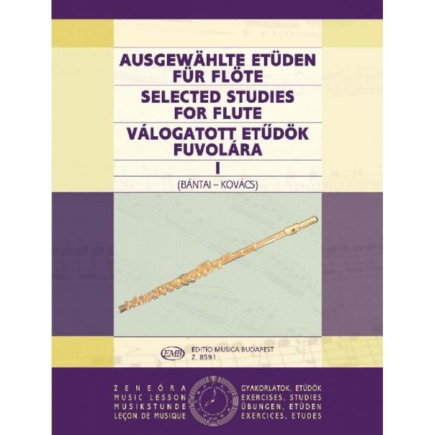 Ausgew&auml;hlte Et&uuml;den f&uuml;r Fl&ouml;te I : Selected Studies for Flute 1
