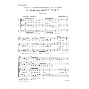 Esztergom megvételéröl