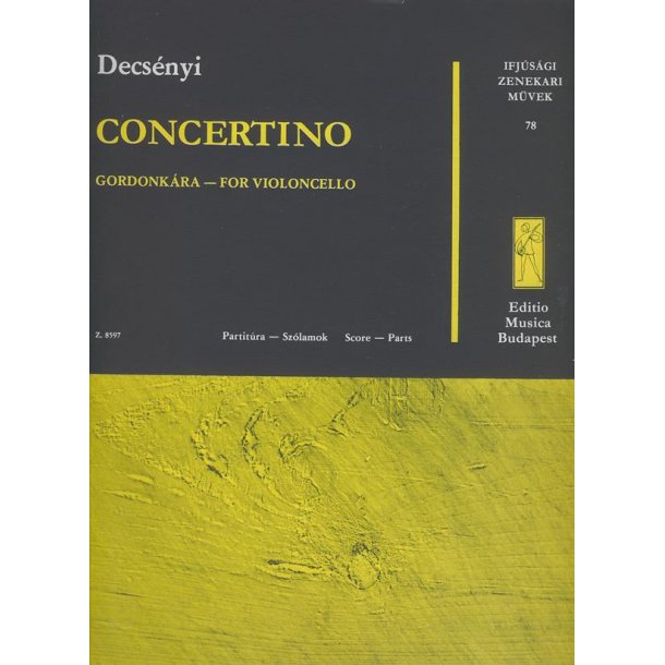 Concertino f&uuml;r Violoncello und Jugendorchester : f&uuml;r Violoncello und Jugendorchester