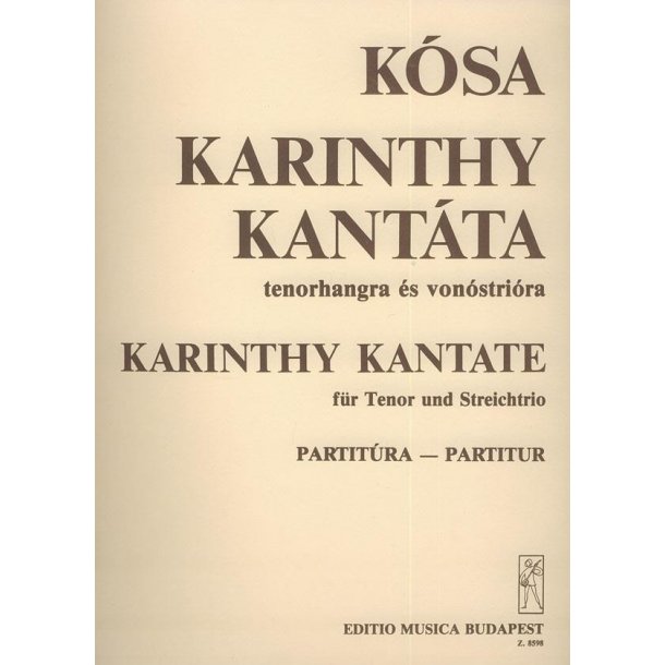 Karinthy Cantata