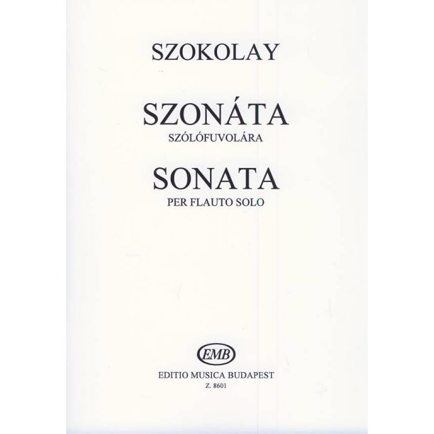 Sonate : F&uuml;r Fl&ouml;te Solo