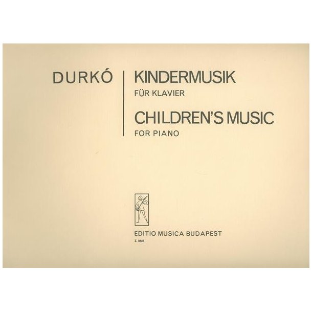 Kindermusik : f&uuml;r Klavier