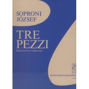 Tre pezzi per flauto e cimbalom : für Flöte und Cembalo