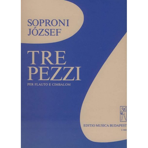 Tre pezzi per flauto e cimbalom : f&uuml;r Fl&ouml;te und Cembalo