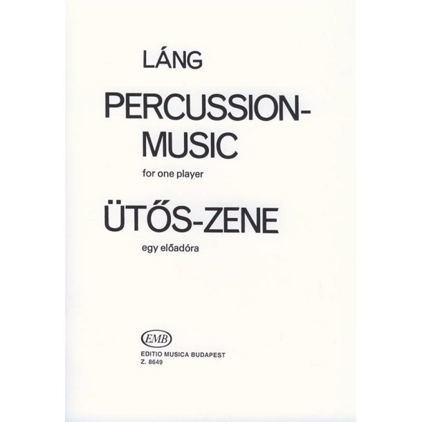 Percussion Music F&uuml;r Einen Spieler
