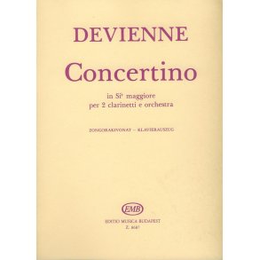 Concertino In Sib Maggiore Per 2 Clarinetti E Or