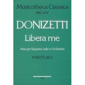 Libera me MC 6/V : Aria per Soprano solo e Orchestra