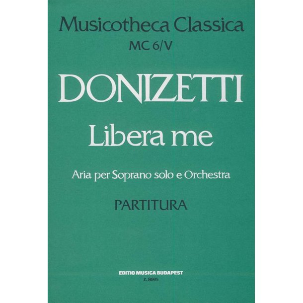 Libera me MC 6/V : Aria per Soprano solo e Orchestra