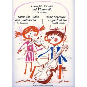 Duets for Violin and Violoncello for Beginners 1