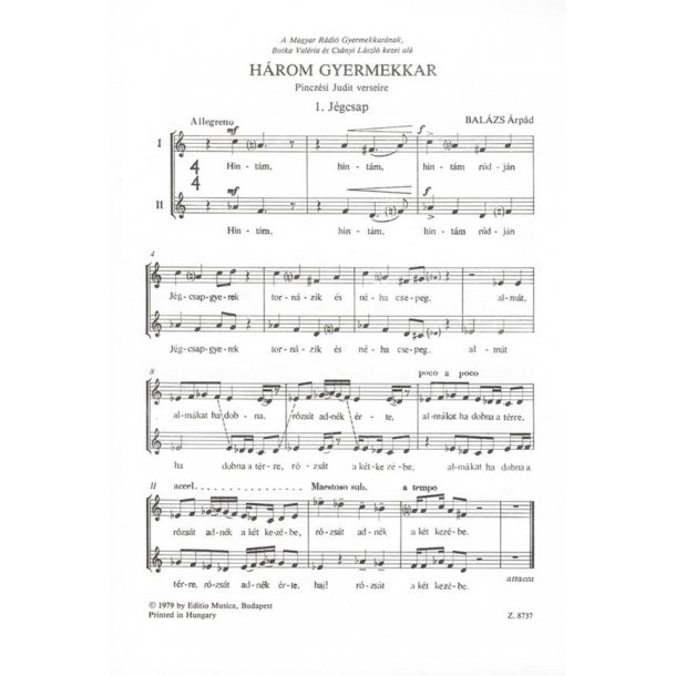 H&aacute;rom gyermekkar