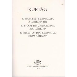 13 St&uuml;cke f&uuml;r 2 Cimbaloms aus Jatekok : aus J&aacute;t&eacute;kok'
