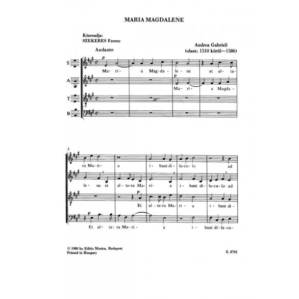 Old Masters' Mixed Choruses V33