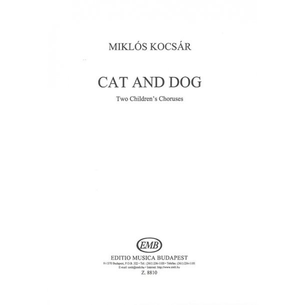 Cat and Dog f&uuml;r Kinderchor
