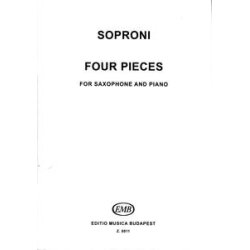 Vier St&uuml;cke : f&uuml;r Saxophon und Klavier