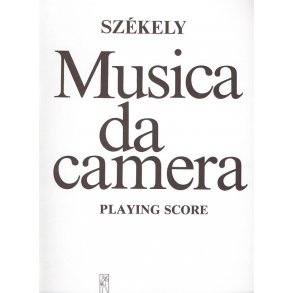 Musica da camera : für Kontrabass, Flöte, Schlagzeug und Klavier