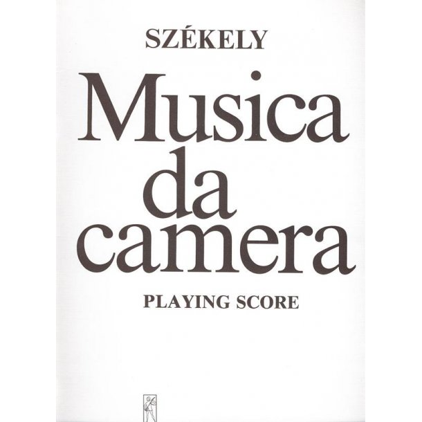 Musica da camera : f&uuml;r Kontrabass, Fl&ouml;te, Schlagzeug und Klavier