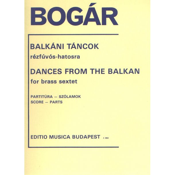 Balkanische T&auml;nze f&uuml;r Blechbl&auml;ser-Sextett