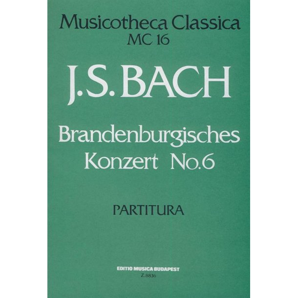 Brandenburgisches Konzert No. 6 MC 16