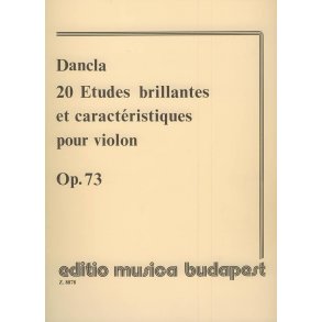 20 etudes brillantes et caracteristiques op. 73 f : für Violine