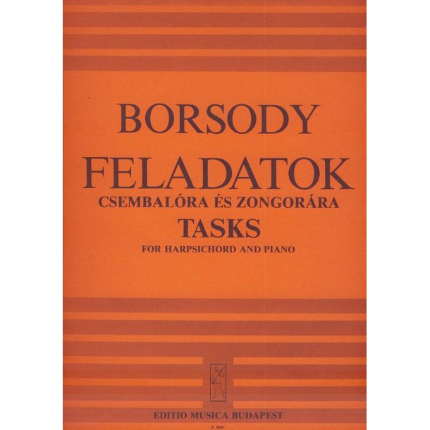 Tasks : f&uuml;r Cembalo und Klavier