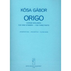 Origo für drei Stimmen : für drei Stimmen