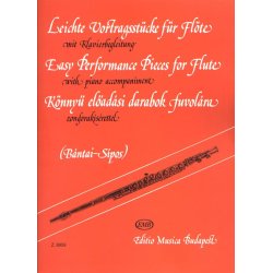 Leichte Vortragsst&uuml;cke : f&uuml;r Fl&ouml;te mit Klavierbegleitung