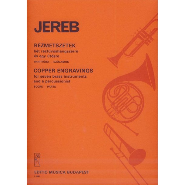 Kupferstiche f&uuml;r 7 Blechbl&auml;ser und Schlagzeug : f&uuml;r 7 Blechbl&auml;ser und Schlagzeug