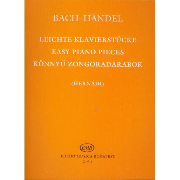 Leichte Klavierst&uuml;cke 18 Werke von J.S.Bach, den : 18 Werke von J.S.Bach, den Bach-S&ouml;hnen und G.F.H&auml;ndel