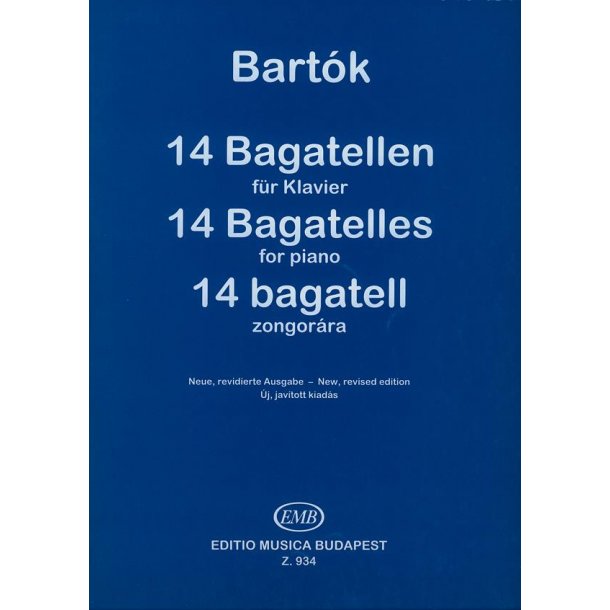 14 Bagatellen f&uuml;r Klavier op. 6