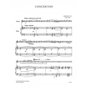 Concertino per violino e pianoforte