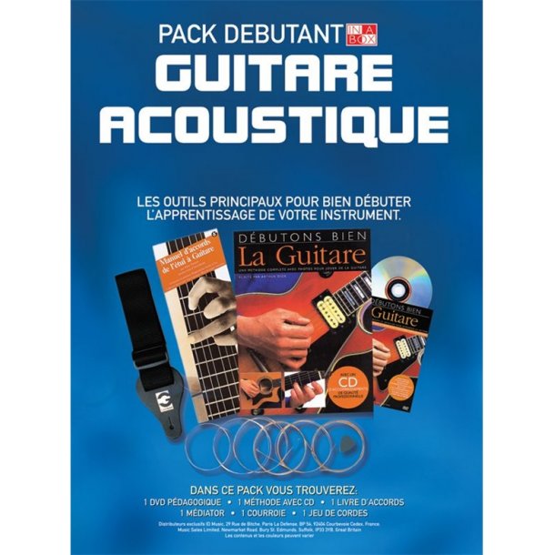 In A Box Pack D&eacute;butant: Guitare Acoustique