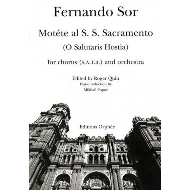 Mot&eacute;te al S. S. Sacramento