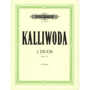 3 Duos Op. 179 : Progressive Duette für 2 Violinen