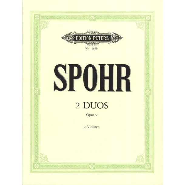 2 Duos Op. 9 : for 2 Violins