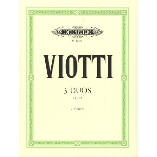3 Duos Op. 29