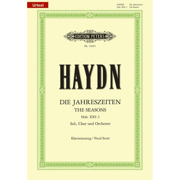 The Seasons - German/English Vocal Score : New Urtext Edition