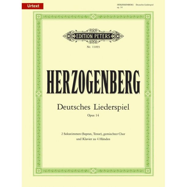 Deutsches Liederspiel Op.14