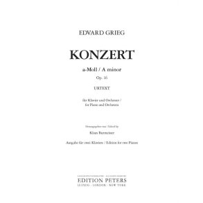 Piano Concerto A Minor Op. 16 : For Piano and Orchestra