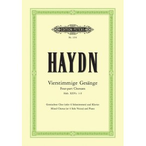 Vierstimmige Gesänge Hob.XXVc 1-9