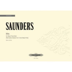 Bite : for Bass Flute Solo, Alternative version for C-foot Bass Flute