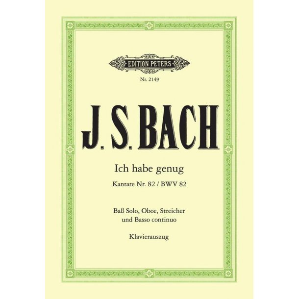 Cantata No.82 Ich habe genung