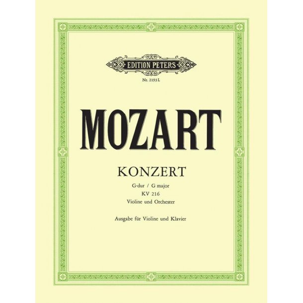 Violin Concerto No.3 In G K216