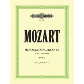 Sinfonia Concertante in E flat : for Violin, Viola & Orchestra K364