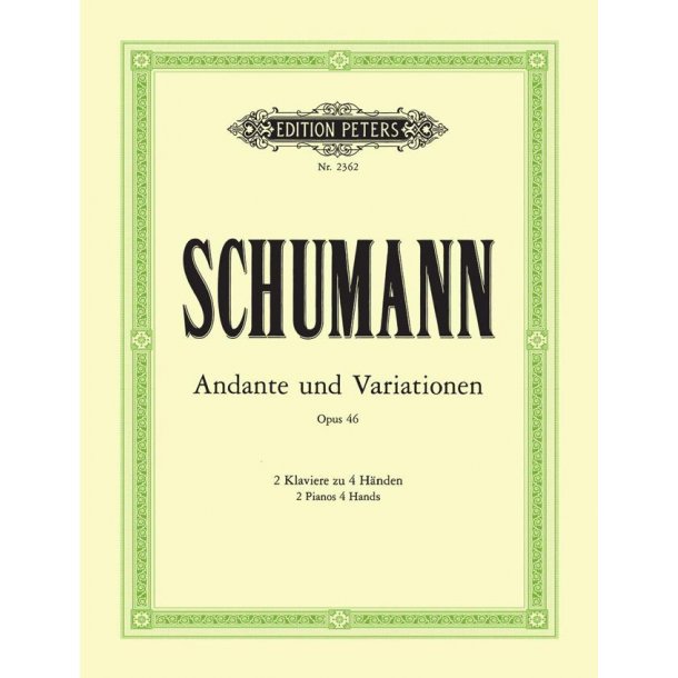 Andante & Variations in B flat Op.46,