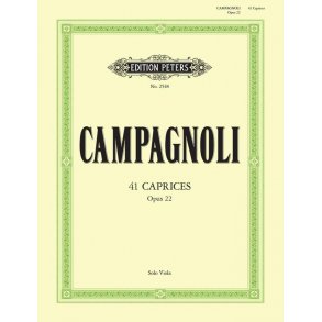 41 Caprices Op.22 for Solo Viola