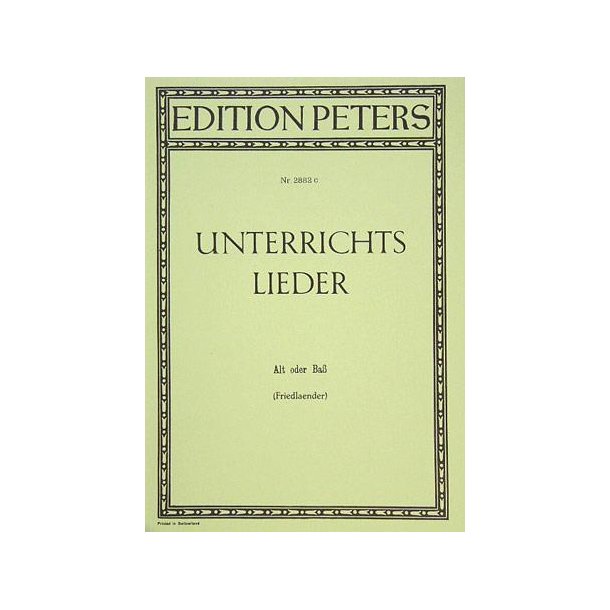 Unterrichtslieder Laag