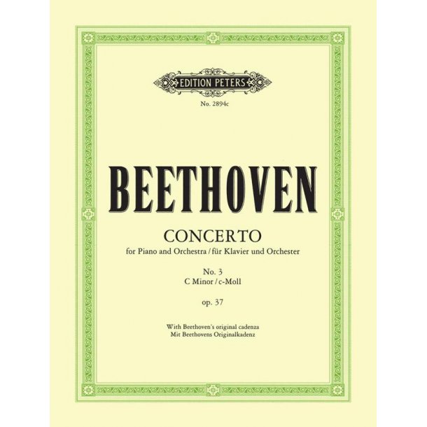 Concerto No. 3 In C Minor Op. 37